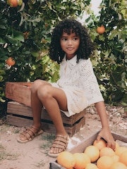 Cream Knitted Shirt & Shorts Set (3-16yrs) - Image 8 of 17