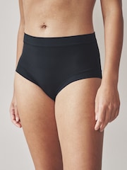 Black High Waist Ultimate Comfort Knickers 7 Pack - Image 2 of 9