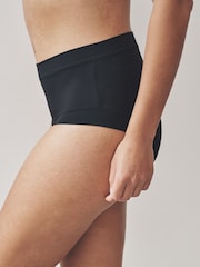 Black High Waist Ultimate Comfort Knickers 7 Pack - Image 4 of 9