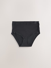 Black High Waist Ultimate Comfort Knickers 7 Pack - Image 7 of 9