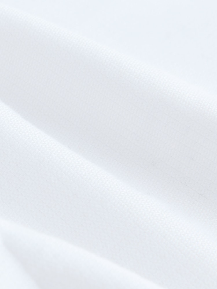 White With Trim Slim Fit Signature Textured Long Sleeve Shirt - Image 8 of 8