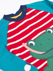 Frugi Red Alfie Raglan Top - Image 2 of 4