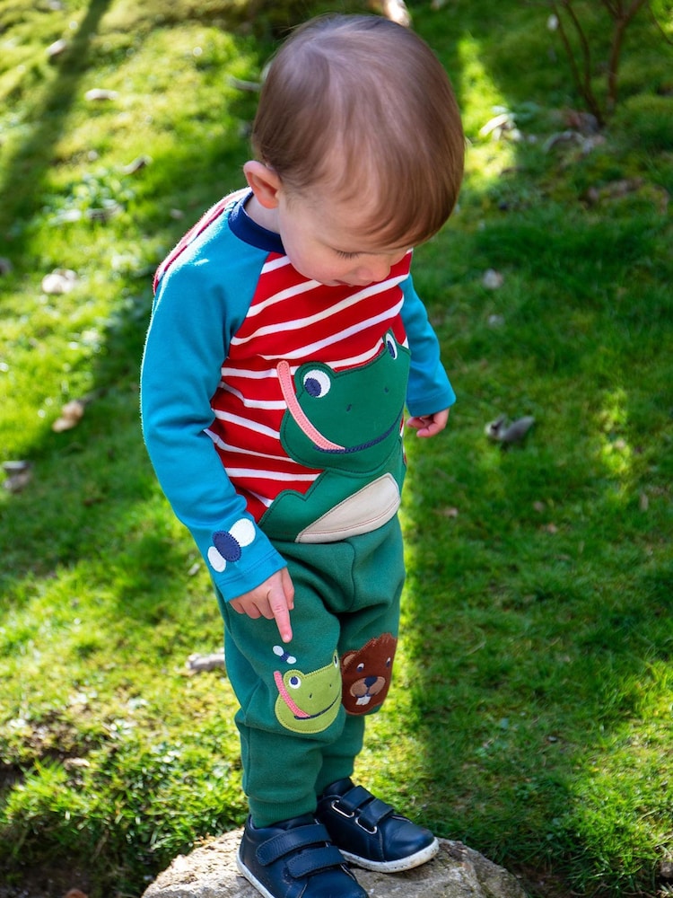 Frugi Red Alfie Raglan Top - Image 4 of 4