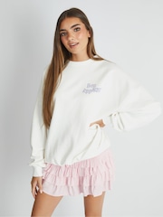 Skinnydip White Bon Appetit Sweatshirt - Image 2 of 5