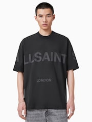 AllSaints Biggy Kurzarm-T-Shirt mit Rundhalsausschnitt - Bild 1 von 6