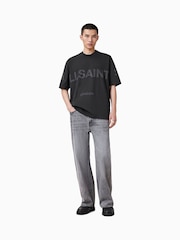 AllSaints Biggy Kurzarm-T-Shirt mit Rundhalsausschnitt - Bild 3 von 6