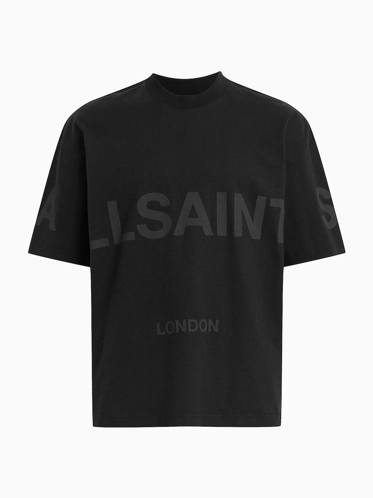 AllSaints Biggy Kurzarm-T-Shirt mit Rundhalsausschnitt - Bild 6 von 6