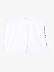 Tommy Hilfiger White Original Drawstring Mid Length Swim Shorts - Image 5 of 5