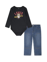 Levi's® Black LVB Bearrito Denim Set - Image 1 of 5