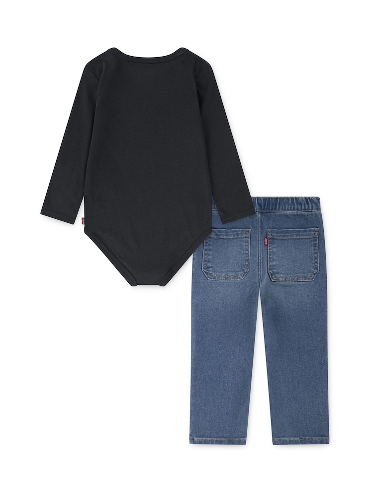 Levi's® Black LVB Bearrito Denim Set - Image 2 of 5 Levi's® Black LVB Bearrito Denim Set - Image 2 of 5
