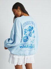 Skinnydip Blue Disney Steamboat Willie Sweatshirt - Image 3 of 5