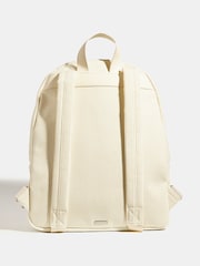 Skinnydip White Burgandy Bow Embroidered Backpack - Image 3 of 5