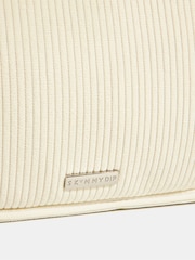 Skinnydip White Burgandy Bow Embroidered Backpack - Image 5 of 5