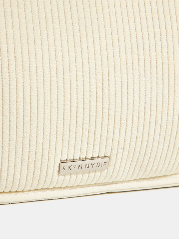 Skinnydip White Burgandy Bow Embroidered Backpack - Image 5 of 5