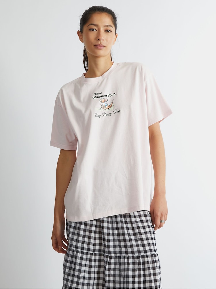 Skinnydip Pink Disney Winnie The Pooh Kanga T-Shirt - Image 1 of 5 Skinnydip Pink Disney Winnie The Pooh Kanga T-Shirt - Image 1 of 5