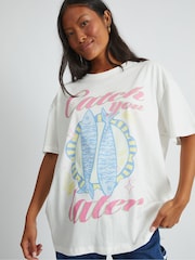 Skinnydip White Catch You Later T-Shirt - Image 3 of 4