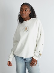 Skinnydip Cream Disney Winnie The Pooh Scenic Sweatshirt - Image 1 of 5