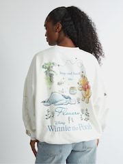 Skinnydip Cream Disney Winnie The Pooh Scenic Sweatshirt - Image 2 of 5
