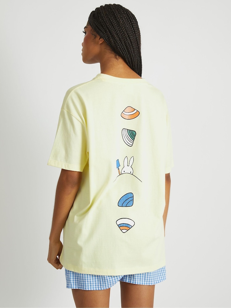 Skinnydip Yellow Miffy Shell T-Shirt - Image 2 of 4