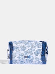 Skinnydip Blue Sea Shells Makeup Bag - Image 1 of 5