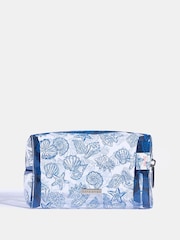 Skinnydip Blue Sea Shells Makeup Bag - Image 2 of 5