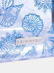 Skinnydip Blue Sea Shells Makeup Bag - Image 5 of 5