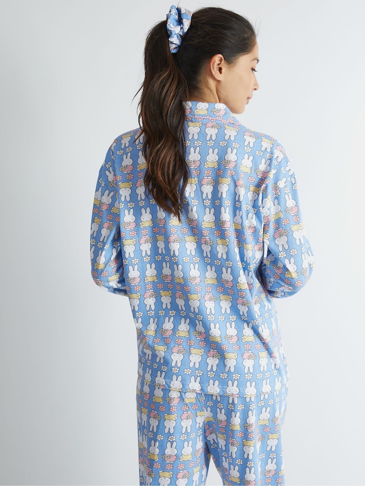 Skinnydip Blue Miffy x Skinnydip Flower Pyjama Set - Image 2 of 6 Skinnydip Blue Miffy x Skinnydip Flower Pyjama Set - Image 2 of 6