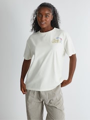 Skinnydip White Disney Beauty and The Beast Poster T-Shirt - Image 2 of 5