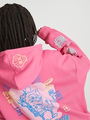 Skinnydip Pink Spongebob Krabby Patty Hoodie - Image 4 of 5