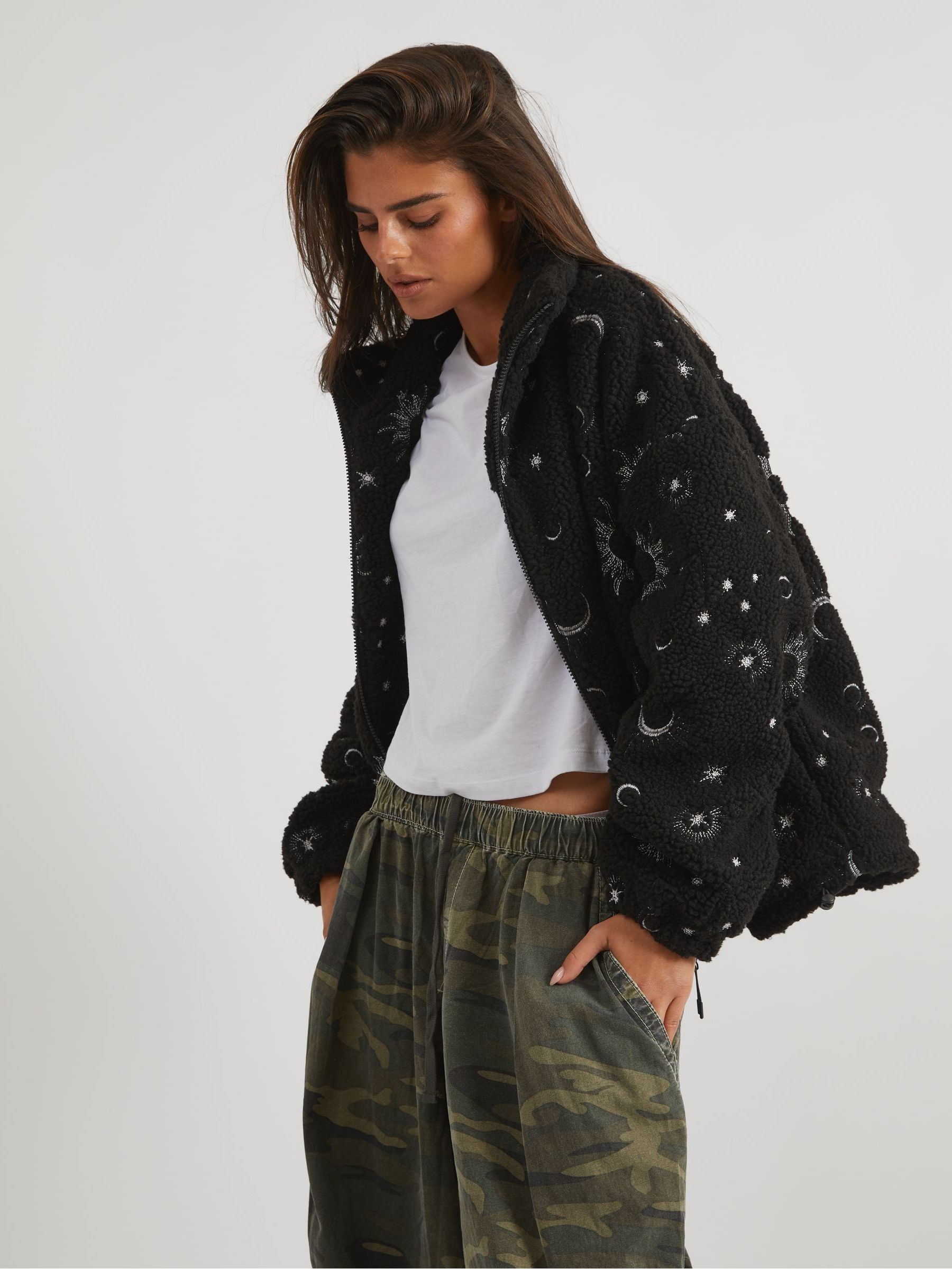 Buy Skinnydip Black Celestial Borg Jacket from Next USA