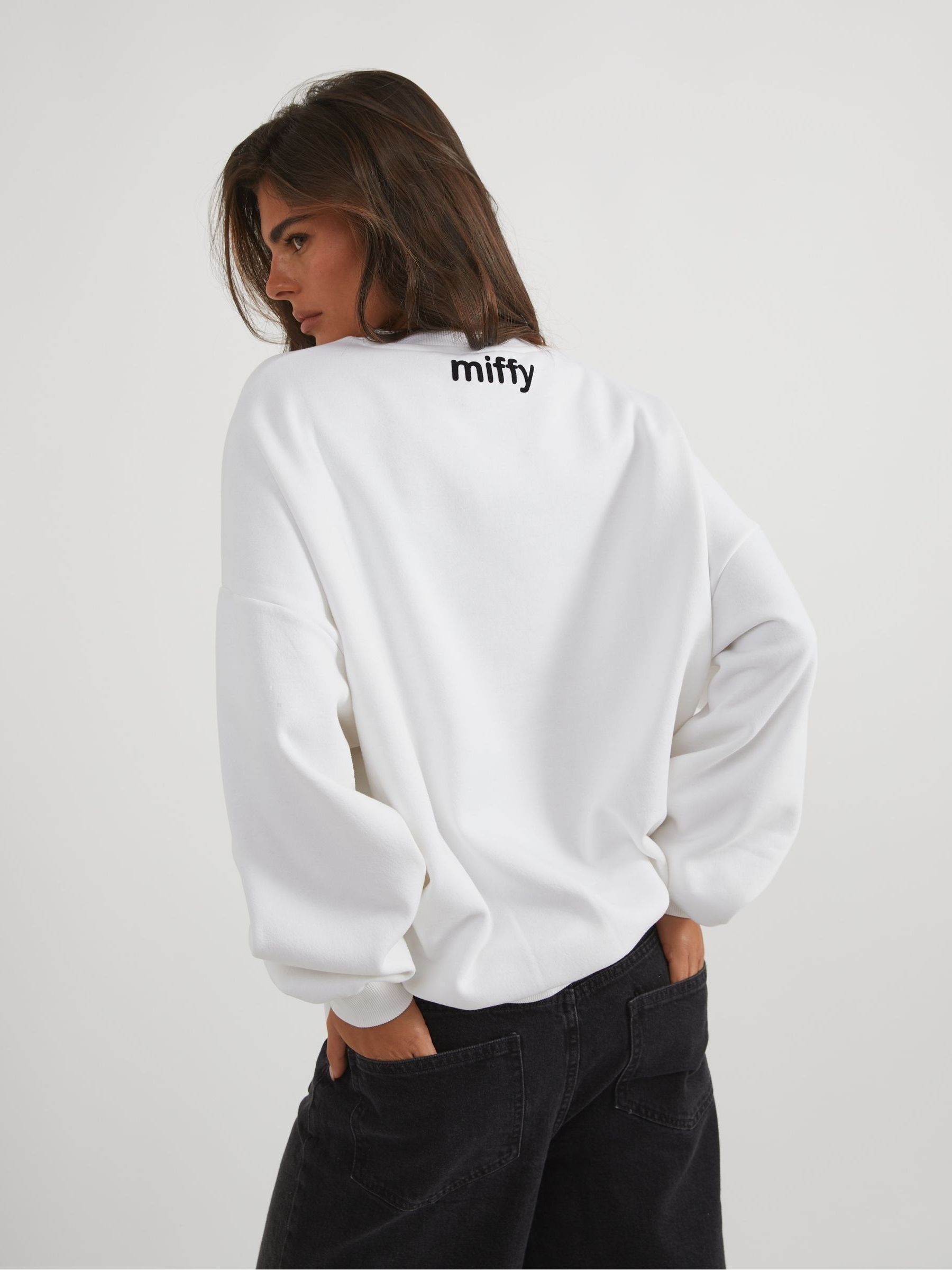 Buy Skinnydip White Miffy x Face Sweatshirt from the Next UK
