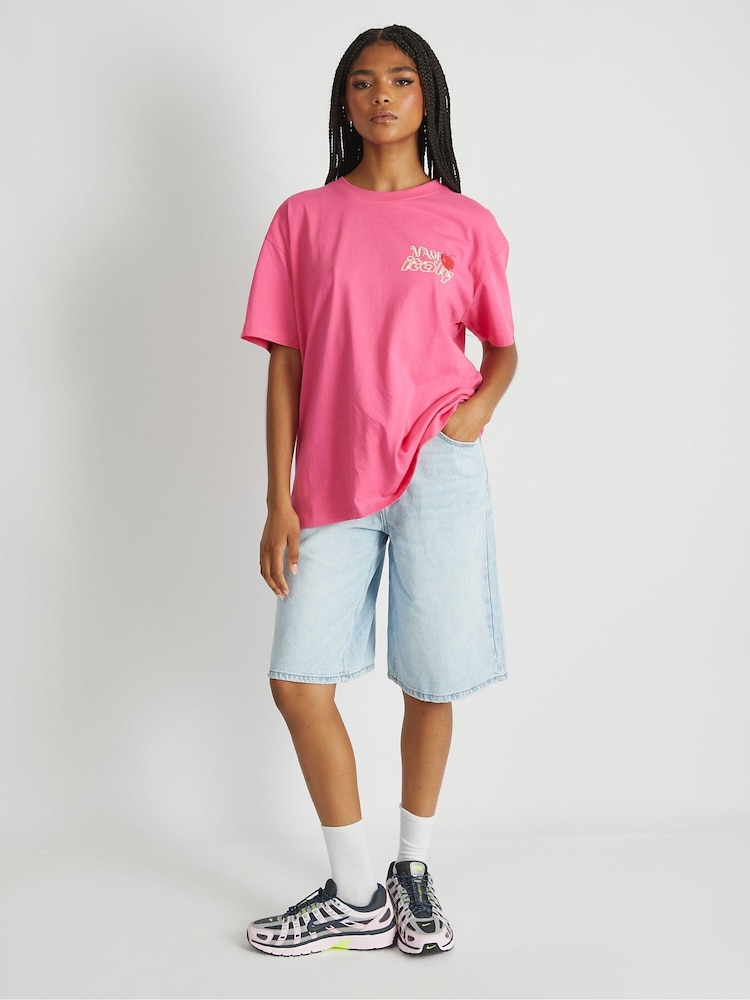 Skinnydip Pink Summer Spritz T-Shirt - Image 1 of 5