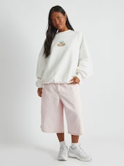 Skinnydip White The Simpsons x Krusty Burger Sweatshirt - Image 3 of 5
