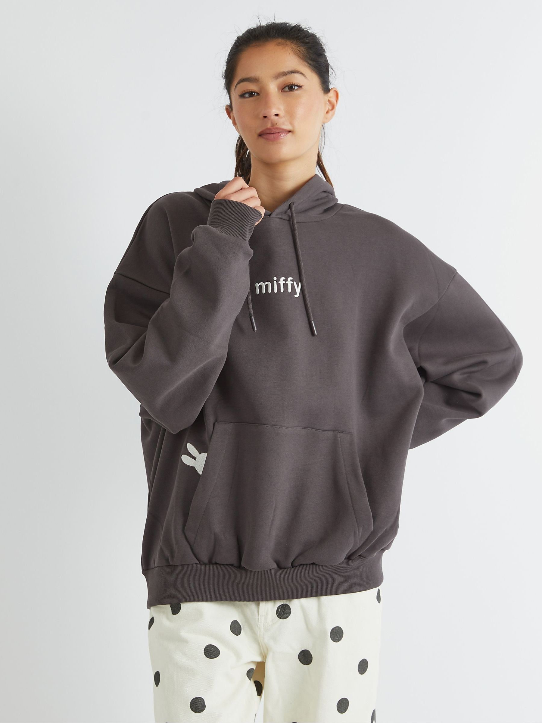 Buy Skinnydip Grey Miffy Kite Hoodie from the Next UK online shop