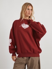 Skinnydip Pink Hello Kitty Kuromi Sweatshirt - Image 3 of 5