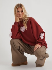 Skinnydip Pink Hello Kitty Kuromi Sweatshirt - Image 4 of 5