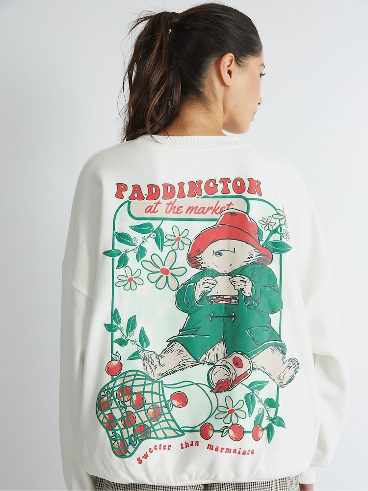 Skinnydip White Paddington x Skinnydip At The Market Sweatshirt - Image 1 of 5