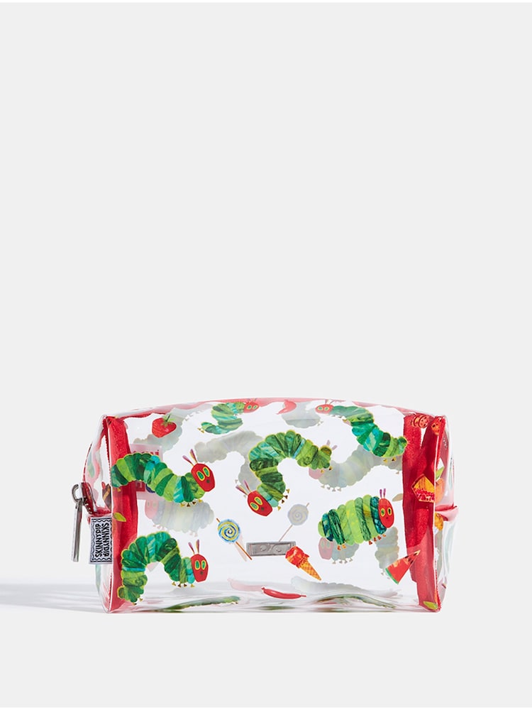 Skinnydip Green The Very Hungry Caterpillar Party Foods Makeup Bag - Image 1 of 6 Skinnydip Green The Very Hungry Caterpillar Party Foods Makeup Bag - Image 1 of 6