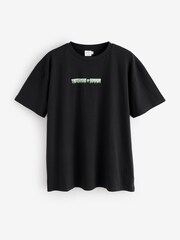 Skinnydip Black The Simpsons x Skinnydip Kang & Kodos Treehouse Of Horror T-Shirt - Image 3 of 3