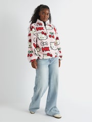 Skinnydip Pink Hello Kitty x Skinnydip Cherry Longline Fleece - Image 1 of 5