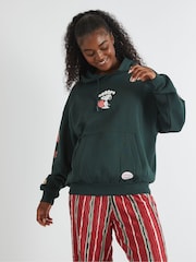 Skinnydip Green Peanuts Snoopy Harvest Hoodie - Image 1 of 5