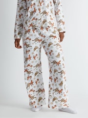 Skinnydip White Disney Fox & the Hound White Pyjamas Set in Ecru - Image 5 of 6