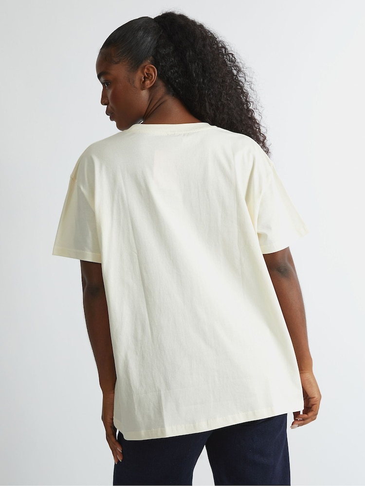 Skinnydip White I Dont Care T-Shirt - Image 2 of 4