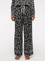 Abercrombie & Fitch Bow Print Black Pyjamas Trousers - Image 2 of 6