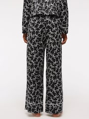 Abercrombie & Fitch Bow Print Black Pyjamas Trousers - Image 4 of 6