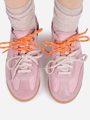 Bronx Pink Clioo Leather Sneakers Double Lace - Image 2 of 6