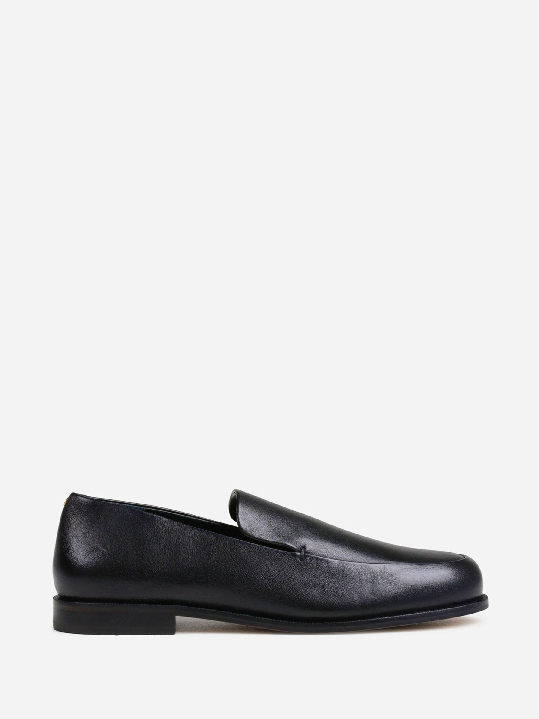 Buy Bronx Black Noa-quinn Leather Loafers from Next USA