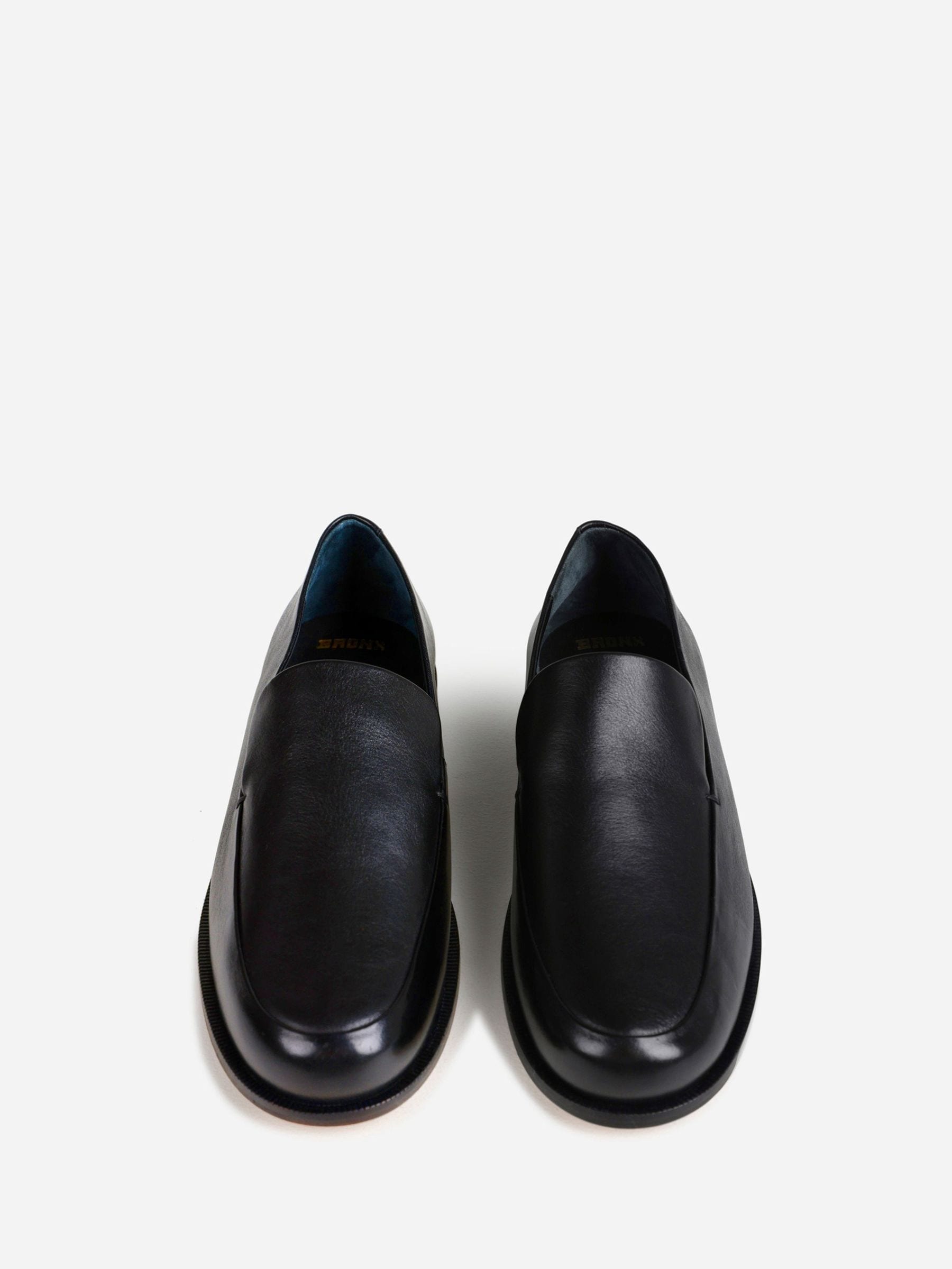 Buy Bronx Black Noa-quinn Leather Loafers from Next USA