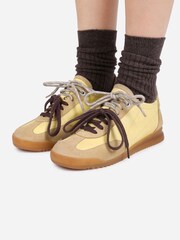 Bronx Yellow Clioo Leather Sneakers Double Lace - Image 1 of 6