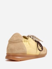 Bronx Yellow Clioo Leather Sneakers Double Lace - Image 5 of 6